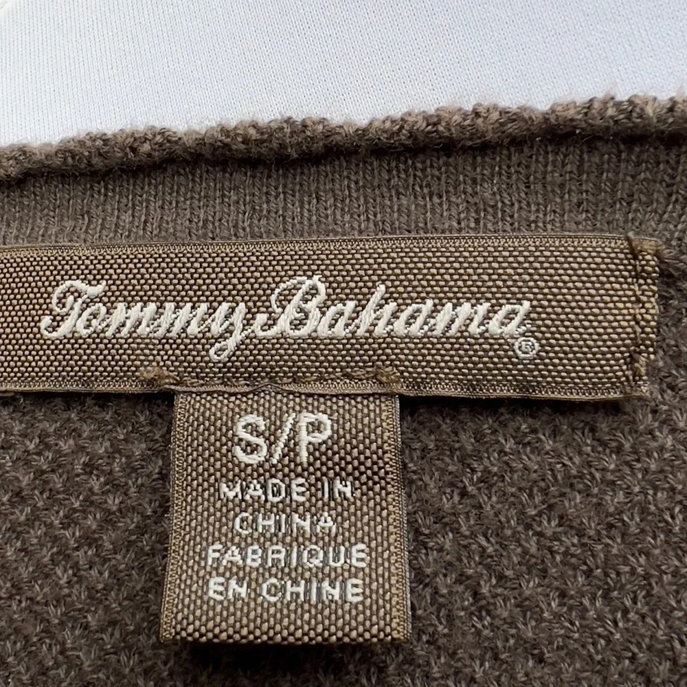 Tommy Bahama Cardigan Dark Green Forrest Small SM Great condition